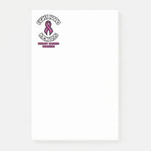 Vecht hard.. borstkanker post-it® notes