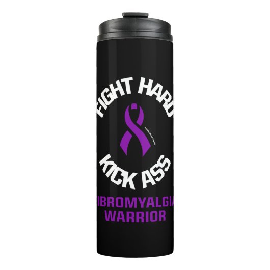 Vecht hard...Fibro Thermosbeker (Voorkant)