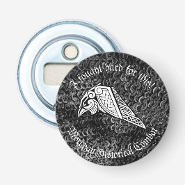 Vecht hard, verdien het Mordhau Button Flesopener