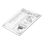 Vecht het Koerbeest (gevuld in) Notitieblok (Schuin)