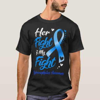 Vecht is mijn gevecht hydrocefalus bewustzijnslint t-shirt