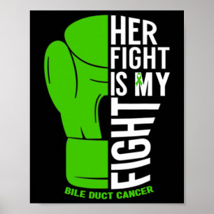 Vecht is mijn strijd galblaas kanker bewustzijn 1 poster