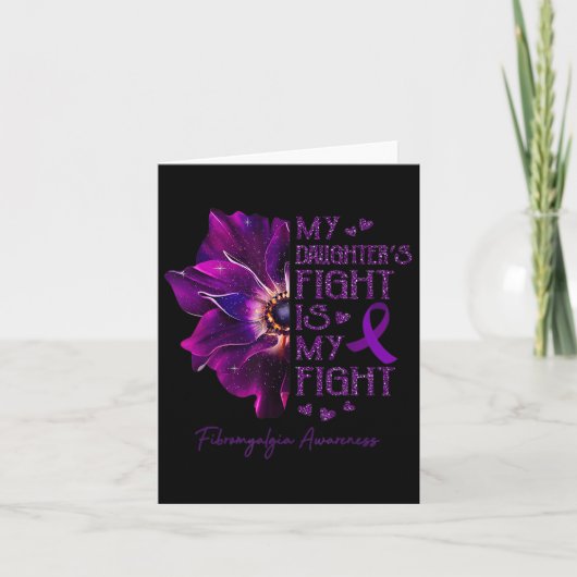 Vecht is mijn strijd tegen anemoon fibromyalgie be kaart (Voorkant)