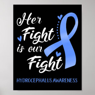 Vecht is ons gevecht hydrocefalus bewustzijn poster