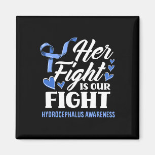 Vecht is onze vechtdochter Hydrocephalus Awarenes Magneet