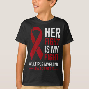 Vecht is vecht multipel myeloom kanker bewustzijn t-shirt