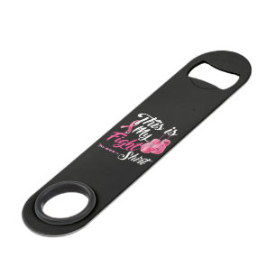 Vecht tegen borstkanker Roze lint vechter boksen Speed Flessenopener