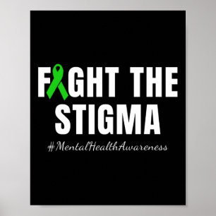 Vecht Tegen Het Stigma Maand van de bewustwording Poster