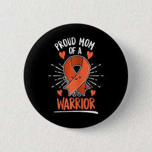 Vecht tegen Leukemie Ontwerp voor een Moeder van e Ronde Button 5,7 Cm