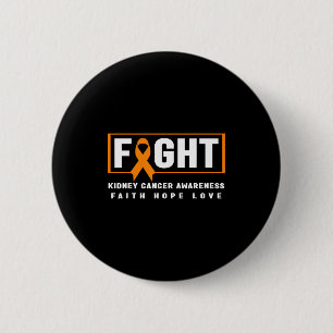 Vecht tegen nierkanker bewustzijn - nierkanker ronde button 5,7 cm