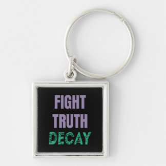 Vecht tegen verval van de waarheid sleutelhanger