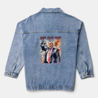 Vecht! Vecht! Vecht! Trump legende Denim Jacket