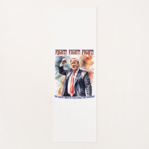 Vecht! Vecht! Vecht! Trump legende Yogamat