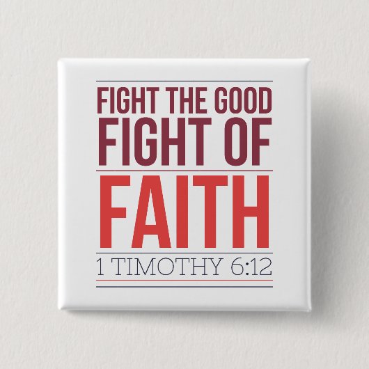 Vecht vierkant Button (Voorkant)