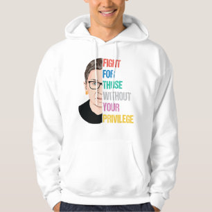 Vecht voor hen zonder uw voorrecht hoodie