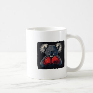 Vechtavond met Koala Beer in handschoenen kostuum Koffiemok