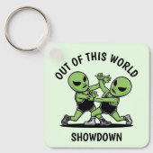 Vechten tegen aliens sleutelhanger (Voorkant)