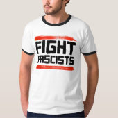 VECHTEN TEGEN FASCISTEN T-SHIRT (Voorkant)