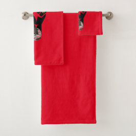 Vechten, vechten, vechten bad handdoek