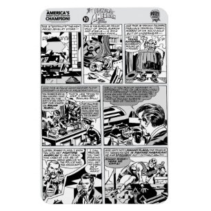 'Vechtende Amerikaan' Action Strip Magneet