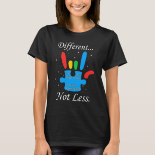 Vechter Verschillend Niet Minder Autistisch Puzzel T-shirt