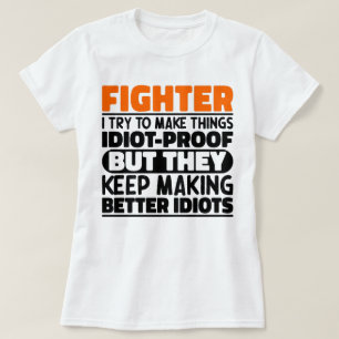 Vechtersbaas Ik Probeer Dingen Grappig Te Zeggen V T-shirt