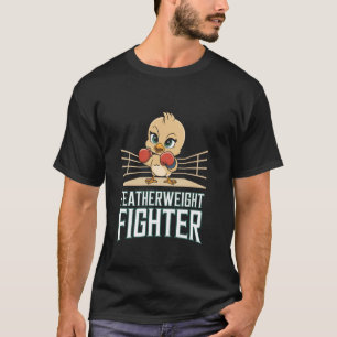 Vechtkunst Baby Kuikens Schattig Klein Bokser Boks T-shirt