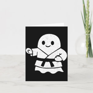 Vechtkunst spook grappig Halloween Boo Jitsu MMA Kaart