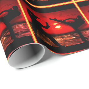 vechtsport cadeau cadeaupapier