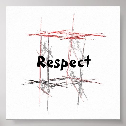 Vechtsport Respect Poster (Voorkant)
