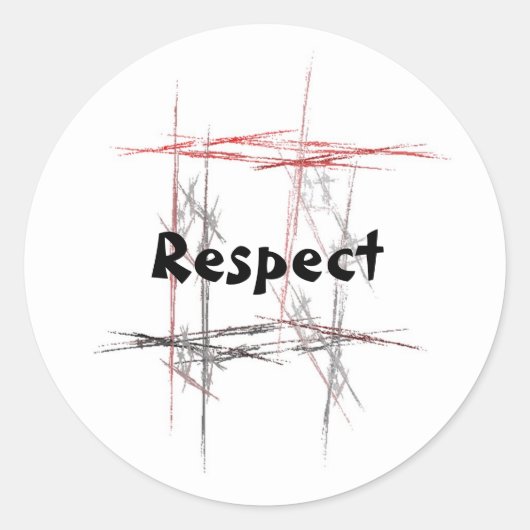 Vechtsporten respecteren Stickers (Voorkant)