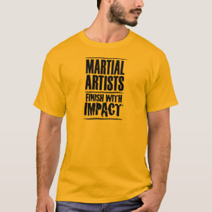 Vechtsporters eindigen met impact t-shirt