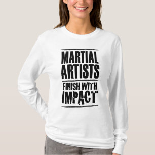 Vechtsporters eindigen met impact t-shirt
