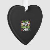 Vecteur de boisson de Noël de bonne chère de bière (devant)
