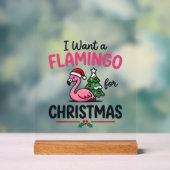 Vecteur de citation de Noël de flamant rose (Neutre)