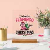 Vecteur de citation de Noël de flamant rose (Mariage)
