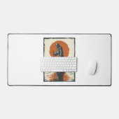 Vecteur de réflexion de silhouette de marche au co (Clavier et souris)