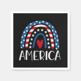 Vector 4th juli Amerikaanse onafhankelijkheidsdag  Servet