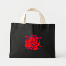 Vector Abstracte Lord Pitambara Grote Tote Bag
