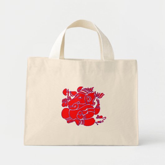 Vector Abstracte Lord Pitambara Grote Tote Bag (Voorkant)