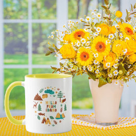 Vector Art Idaho Theme Statussymbolen Mok