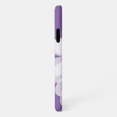 Vector bloemkunst paarse maisy Zazzle Basic iPhone Hoesje (Rechterkant)
