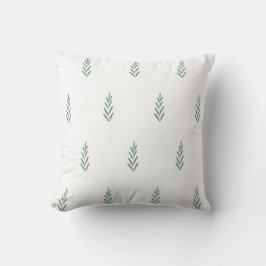vector botanisch eenvoudig patroon met planten kussen