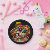 Vector cinco de mayo illustratie papieren bordje (Feest)