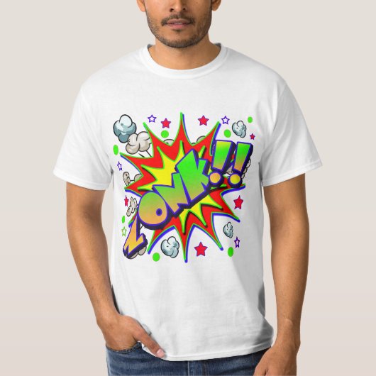 Vector Comic Book ZONK T-shirt (Voorkant)
