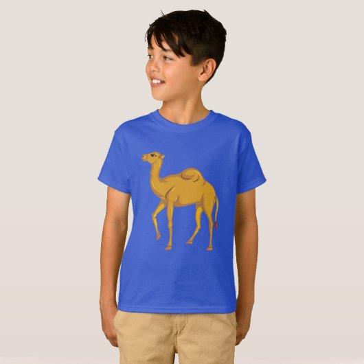 Vector Cute Camel T-shirt (Voorkant volledig)