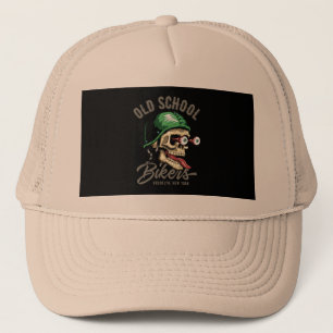 Vector dia de los muertos, dag van de dode schedel trucker pet