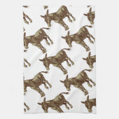 Vector Donkey Theedoek (Verticaal)