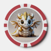 Vector Dragon Design Poker Chips (Voorkant)