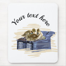 Vector eend familie illustratie
